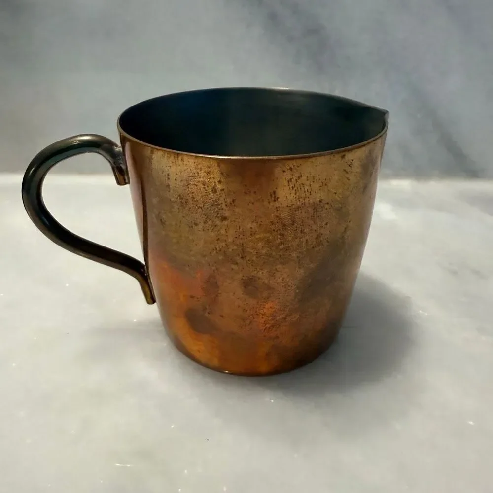 Antique Bronze Sugar Creamer and Tray Tabletop Serving Set